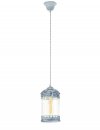 Pendant Light Steel Grey-blue / Glass Clear - LANGHAM