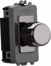 6A 1G 2-way Dummy Dimmer Module - black nickel