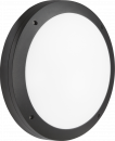 230V IP65 18W LED Round Bulkhead CCT with Emergency Black