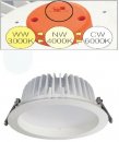 23w 3CCT Sycamore LED Downlight Range -  6000K