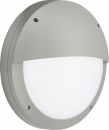 230V IP65 18W LED Eyelid Bulkhead CCT with Microwave Sensor Grey