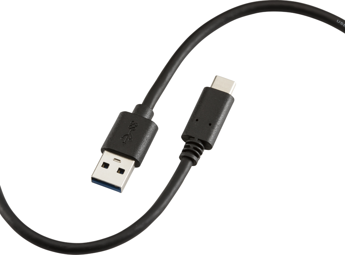 Knightsbridge 1.5m 60W USB-A to USB-C Cable - Black AVAC15 | 24/7 ...