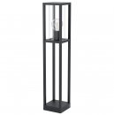 Floor Light Cast Aluminium Black / Glass Clear - CASCINETTA