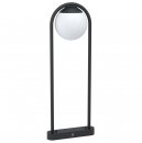 Floor Light Zinc-plated Steel Black / Plastic White - PRATA VECCHIA