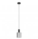 Pendant Light Steel Black / Glass Vaporized Black-transparent - GOROSIBA