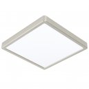 Surface-mounted Light Aluminium Satin Nickel / Plastic White - FUEVA-Z