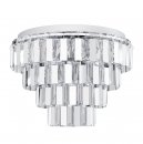 Ceiling Light Steel Chrome / Brilliant Glass Clear - ERSEKA