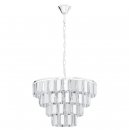 Pendant Light Steel Chrome / Brilliant Glass Clear - ERSEKA