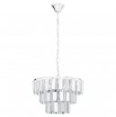 Pendant Light Steel Chrome / Brilliant Glass Clear - ERSEKA