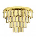 Ceiling Light Steel Brass / Brilliant Glass Clear - ERSEKA