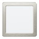 Recessed Light Steel Satin Nickel / Plastic White - FUEVA 5