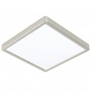 Surface-mounted Light Steel Satin Nickel / Plastic White - FUEVA 5