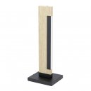 Table Light Steel, Wood Black, Brown / Plastic White - CAMACHO