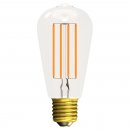 4W LED Filament Squirrel Cage Clear - ES, 2700K