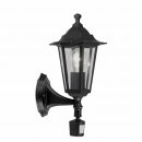 Wall Light Cast Aluminium Black / Glass Clear - LATERNA 4