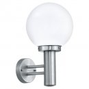 Wall Light Stainless Steel Stainless Steel / Satin Glass White - NISIA