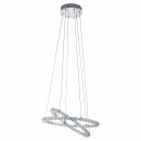 Pendant Light Steel Chrome / Brilliant Glass Clear - VARRAZO