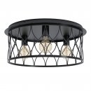 Ceiling Light Steel Black - GILTSPUR