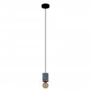 Pendant Light Steel Black / Concrete Grey - PRESTWICK 3