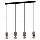 Pendant Light Steel Black / Concrete Grey - PRESTWICK 3