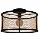 Ceiling Light Steel Black / Steel Black, Brass - DELLOW