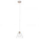 Pendant Light Steel, Aluminium Rose Gold / Glass Clear - COPLEY