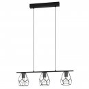 Pendant Light Steel Black / Glass Clear - MARDYKE