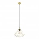 Pendant Light Steel Brushed Brass - TARBES