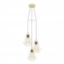 Pendant Light Steel Brushed Brass - TARBES