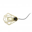 Table Light Steel Brushed Brass - TARBES