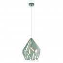 Pendant Light Steel Pastel Light Green - CARLTON-P