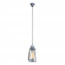 Pendant Light Steel Silver-antique / Glass Clear - BRADFORD