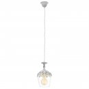 Pendant Light Steel White-patina / Glass Clear - SUDBURY