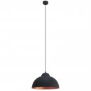 Pendant Light Steel Black, Copper - TRURO 2