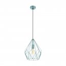 Pendant Light Steel Mint - CARLTON