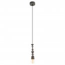 Pendant Light Wood Black-patina - AVOLTRI