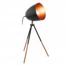 Table Light Steel Black, Copper - CHESTER