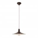 Pendant Light Steel Antique-brown, Beige - STOCKBURY