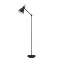 Floor Light Steel Black, White - PRIDDY