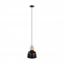 Pendant Light Steel Black, Copper - BODMIN