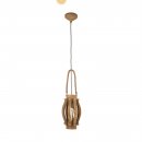 Pendant Light Steel Brown / Wood Brown - KINROSS