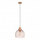 Pendant Light Steel Copper - STRAITON