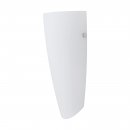 Wall Light Steel Satin Nickel / Glass Opal-matt White - NEMO