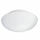 Wall / Ceiling Light Steel White / Glass Opal-matt White - ELLA