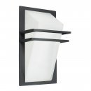 Wall Light Cast Aluminium Anthracite / Satin Glass White - PARK