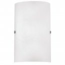 Wall Light Steel Satin Nickel / Satin Glass White - TROY 3