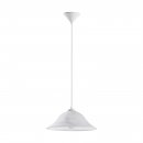 Pendant Light Plastic White / Glass Alabaster White - ALBANY