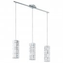 Pendant Light Steel Chrome / Glass White, Chrome - BAYMAN