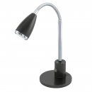 Table Light Steel Anthracite, Chrome - FOX