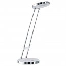 Table Light Plastic, Steel White, Chrome - GEXO